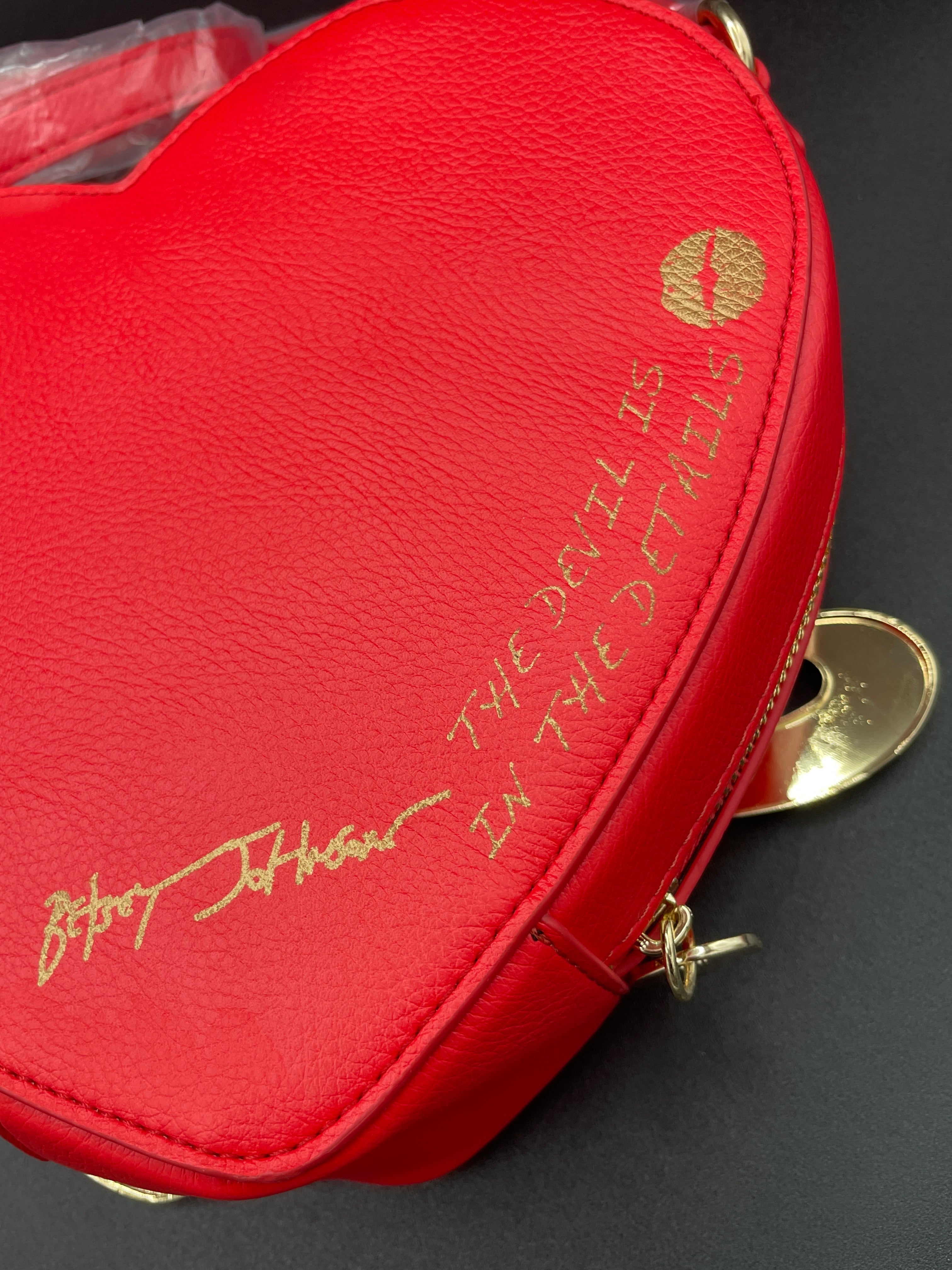 Betsey Johnson Kitsch Devil In The Details Crossbody Red