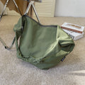 Pure Color Nylon Tote