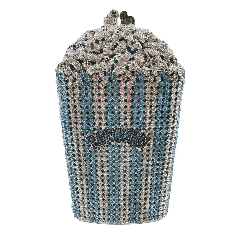Popcorn Crystal Clutch