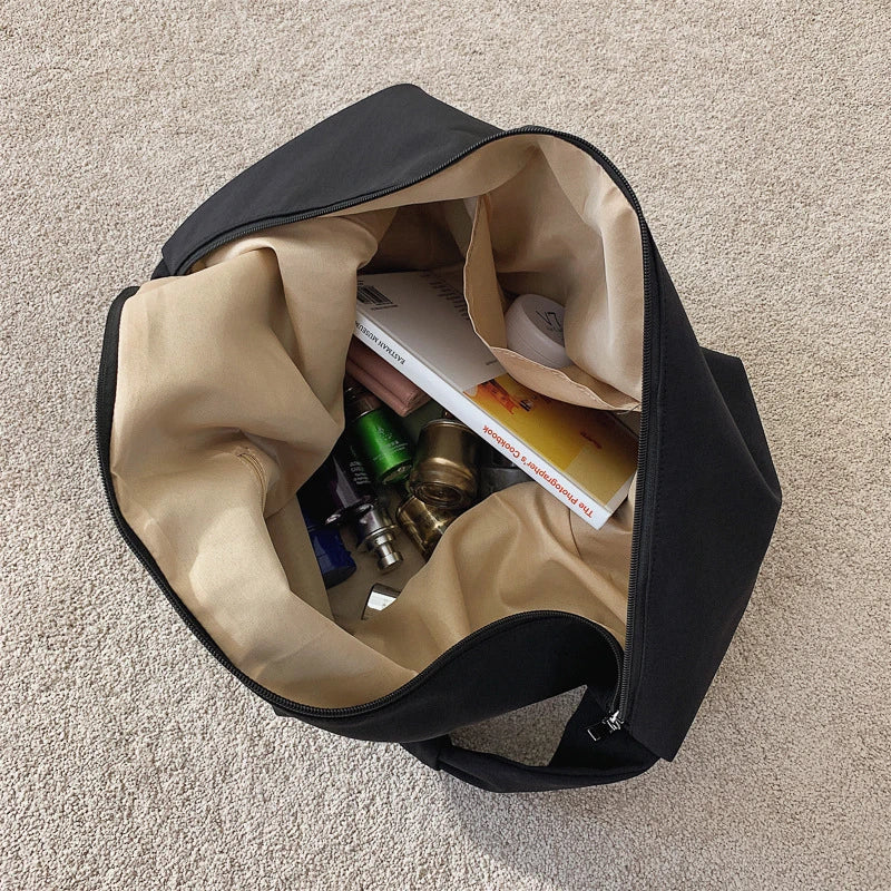 Pure Color Nylon Tote