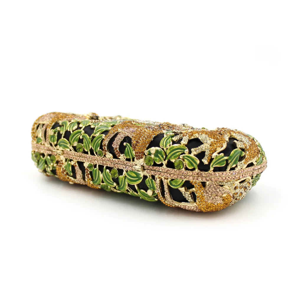 Animal Forest Water Diamond Evening Bag