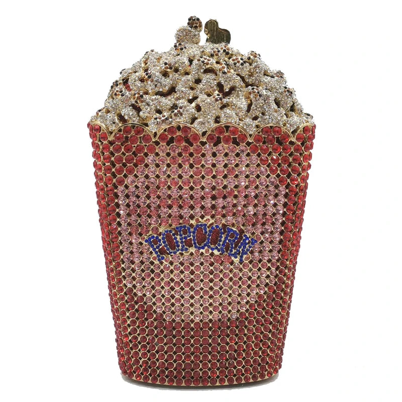 Popcorn Crystal Clutch