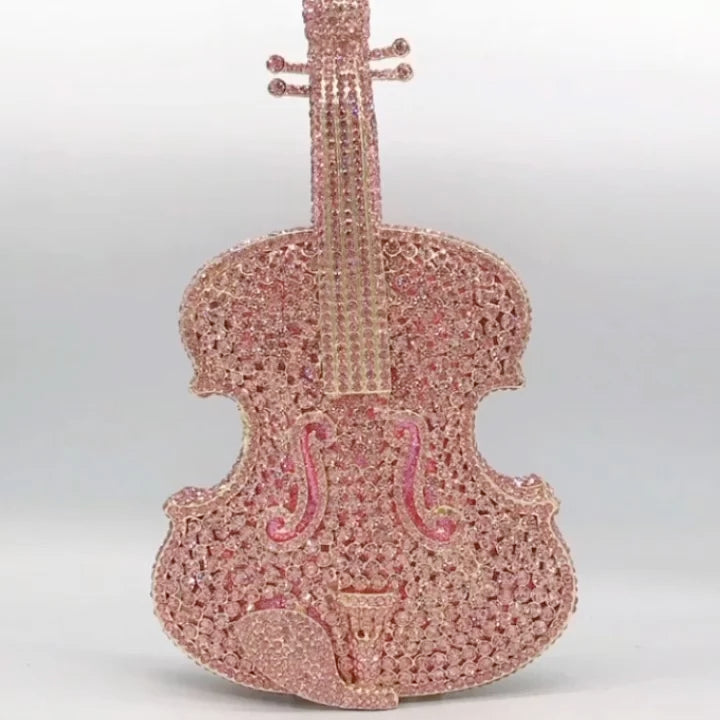 Violin Bling Diamond Purse