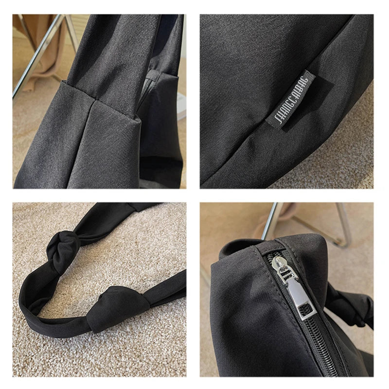 Pure Color Nylon Tote