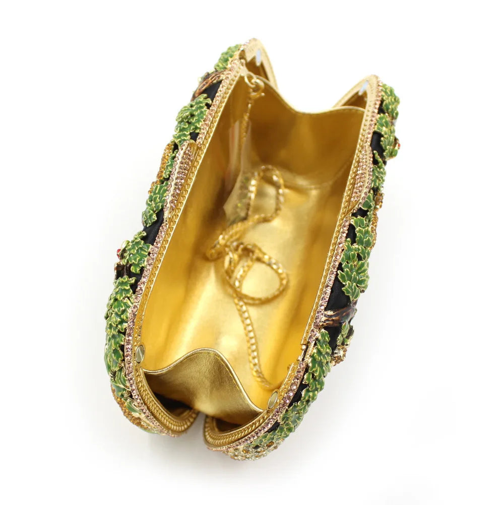 Animal Forest Water Diamond Evening Bag