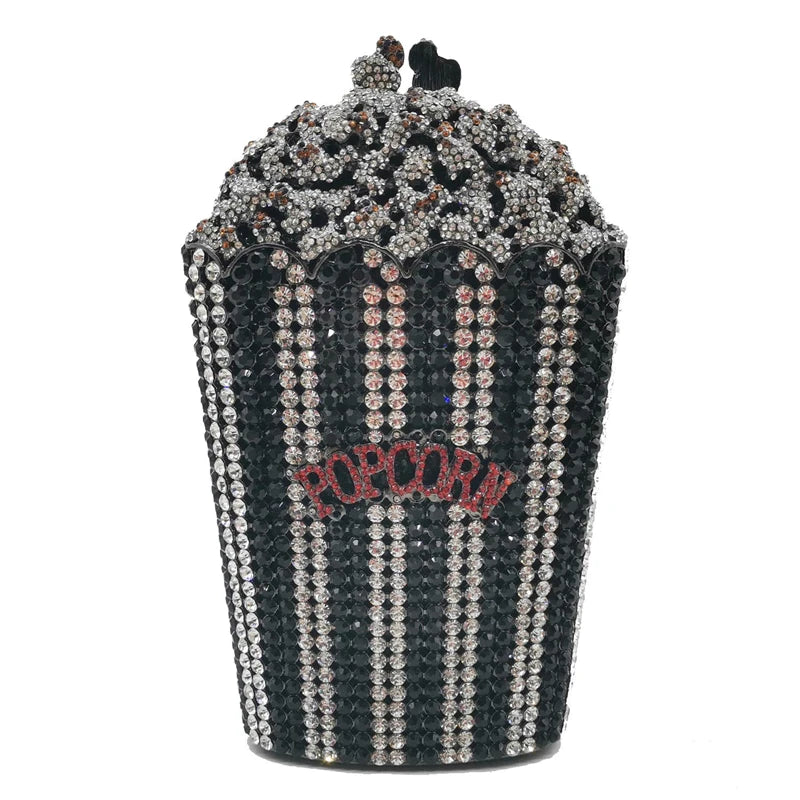Popcorn Crystal Clutch