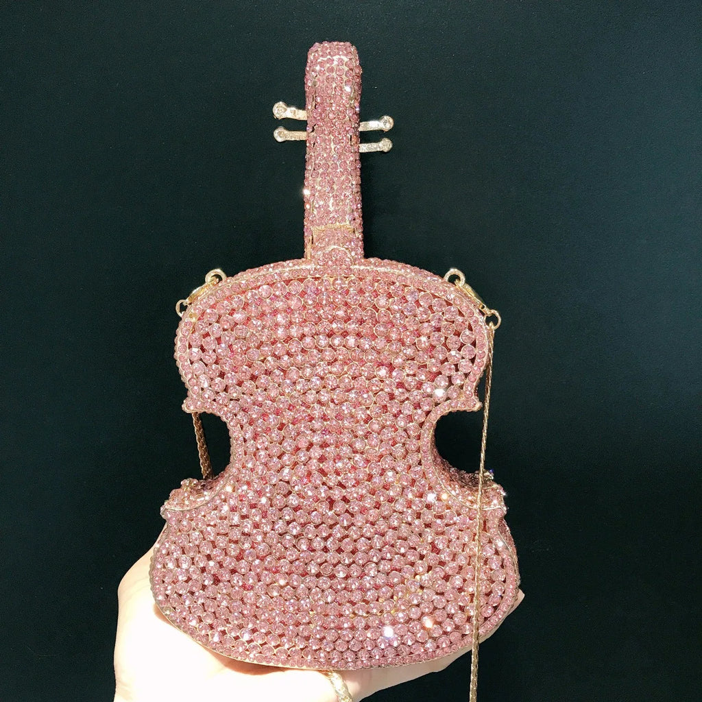 Violin Bling Diamond Purse