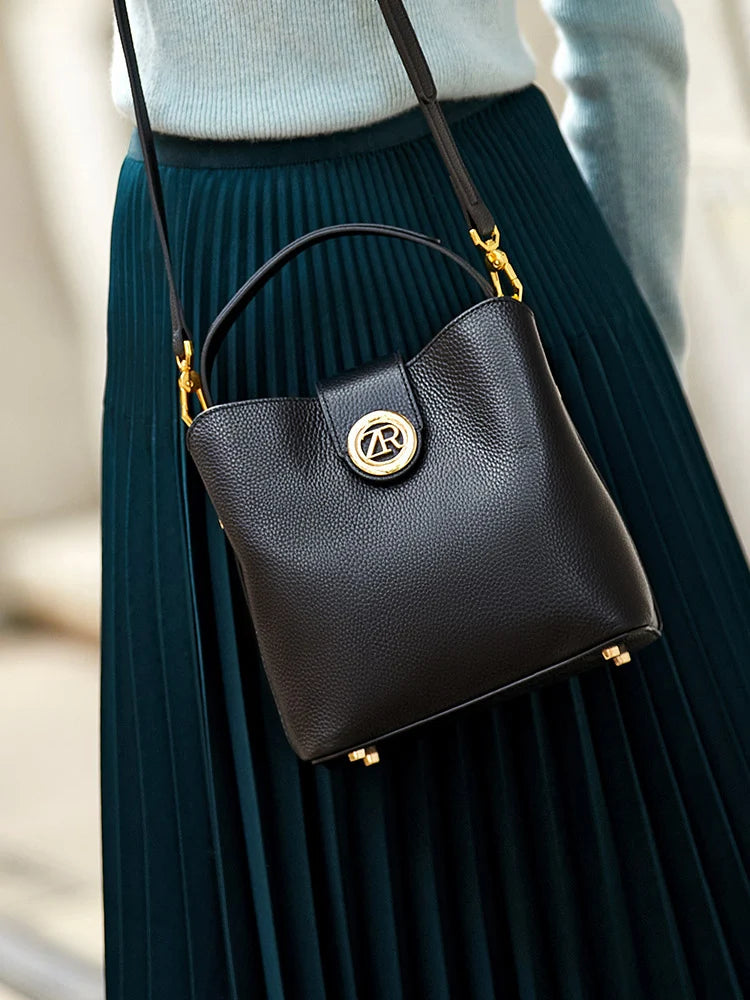 Genuine Leather Shopper Bag