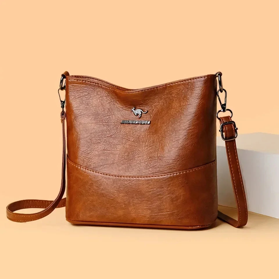 Soft PU Leather Crossbody Bag