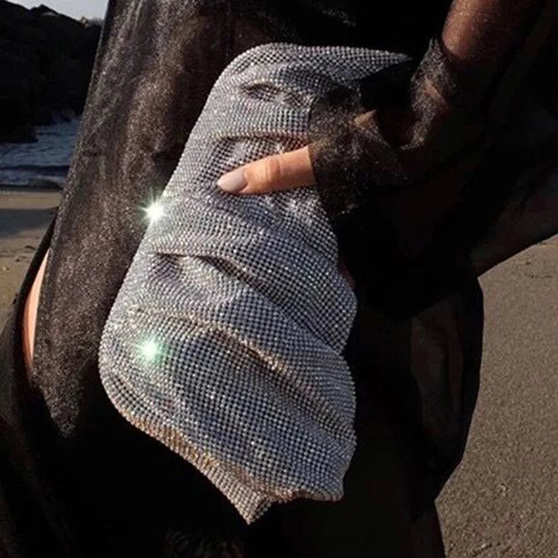 Rhinestone Clutch Bag
