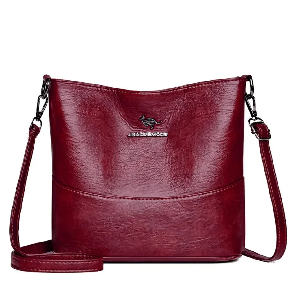 Soft PU Leather Crossbody Bag