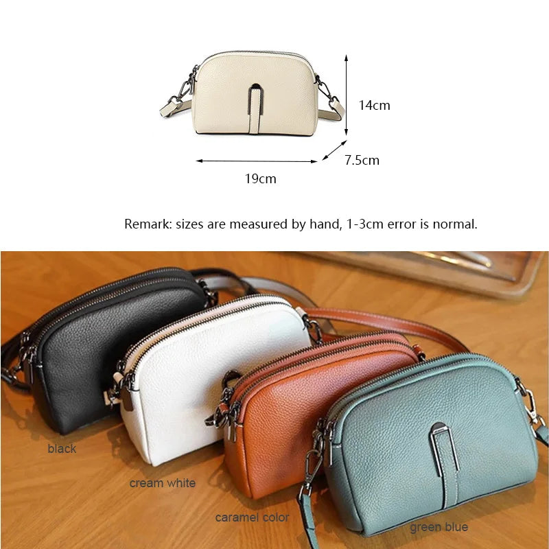Genuine Leather Mobile Phone Shoulder Bag