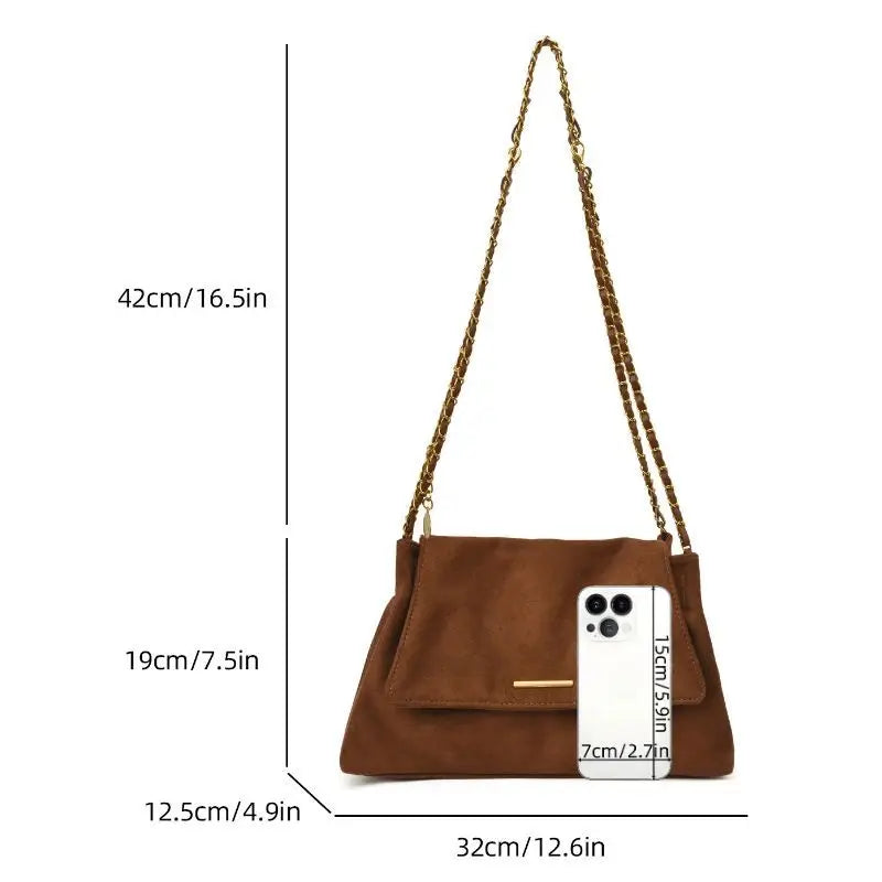 Tote Bag with Chain Strap