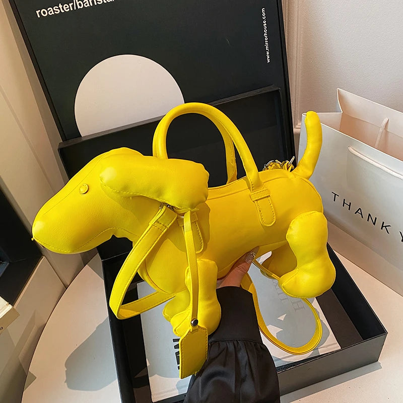 PU Dog Shape Handbag