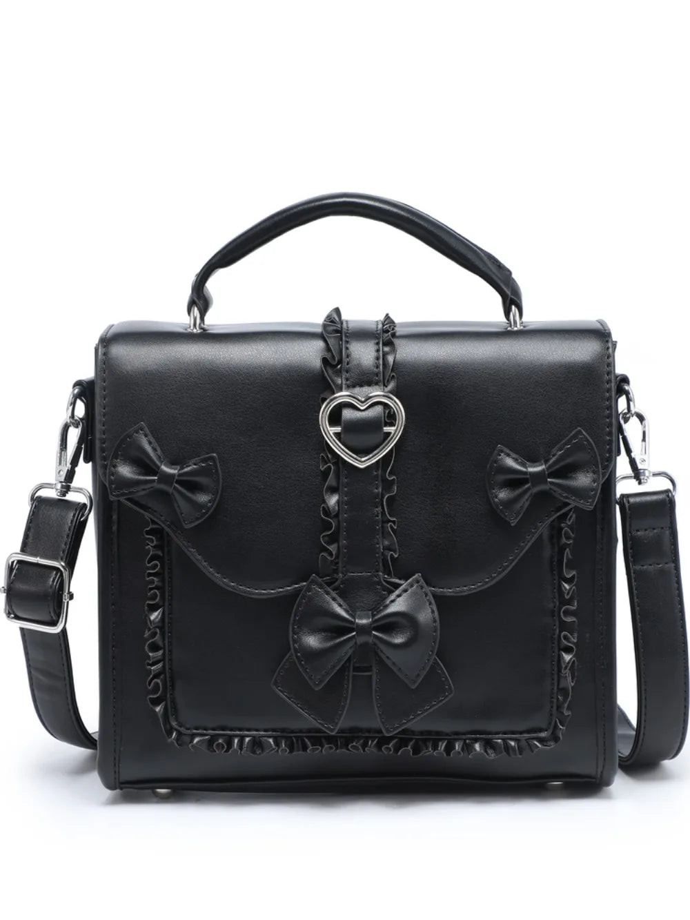 Bow Love Heart Tote Bag