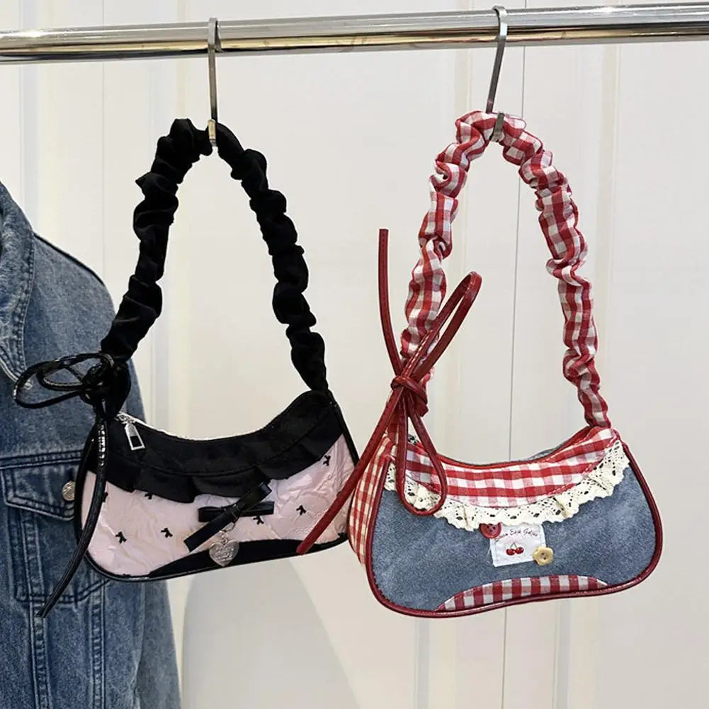 Sweetheart Ruched Mini Bag