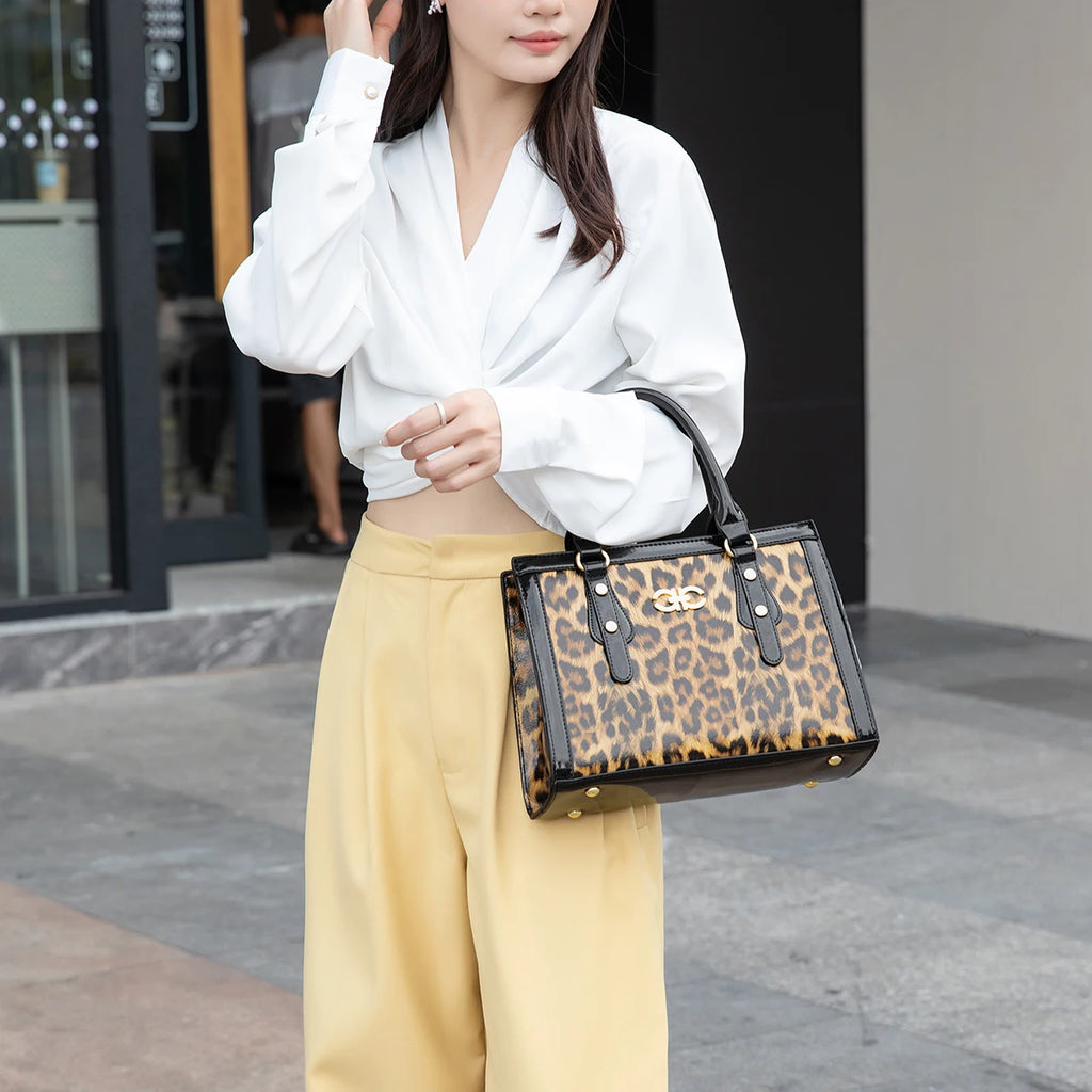 Leopard Print Handbag