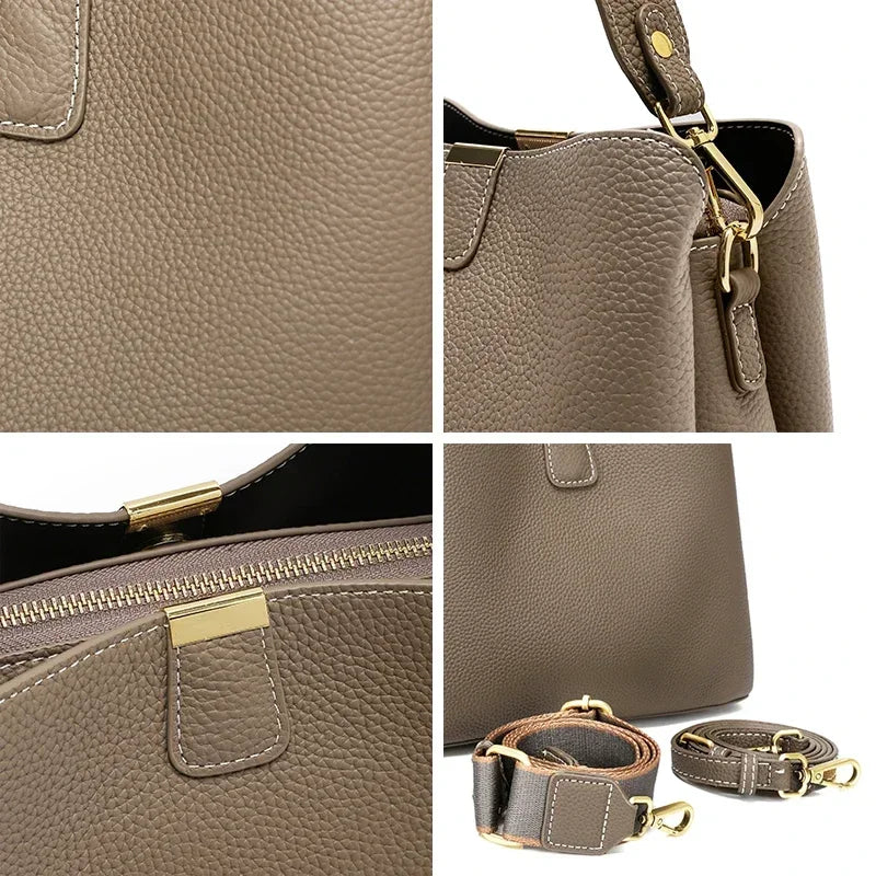 Natural Cow Real Leather Bag