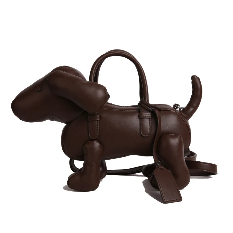 PU Dog Shape Handbag