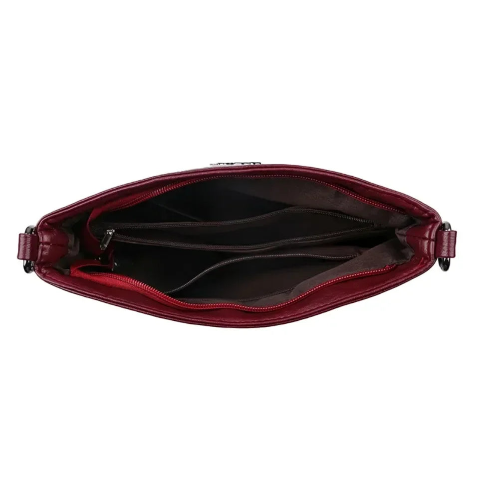 Soft PU Leather Crossbody Bag