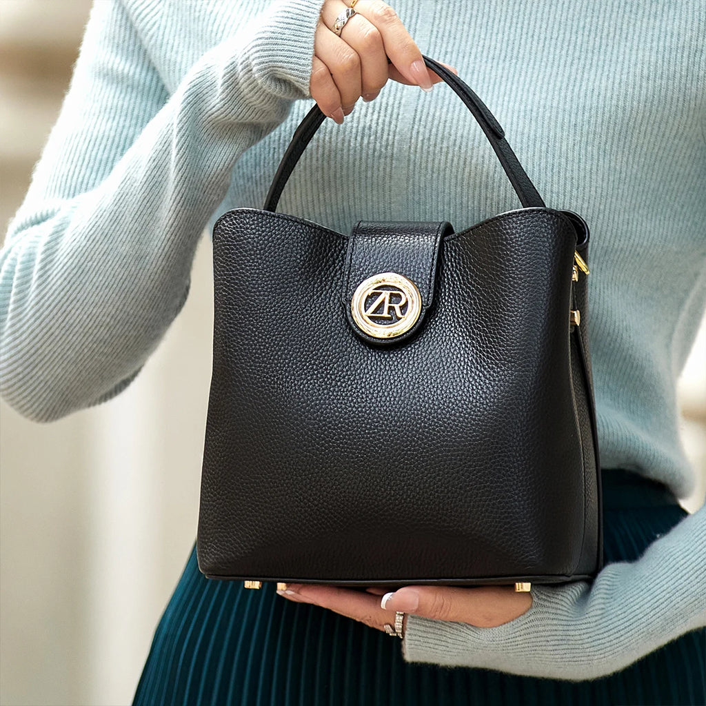 Genuine Leather Shopper Bag