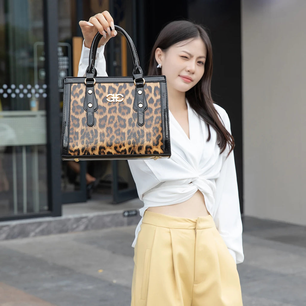 Leopard Print Handbag