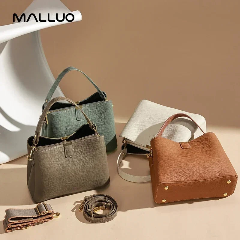 Natural Cow Real Leather Bag