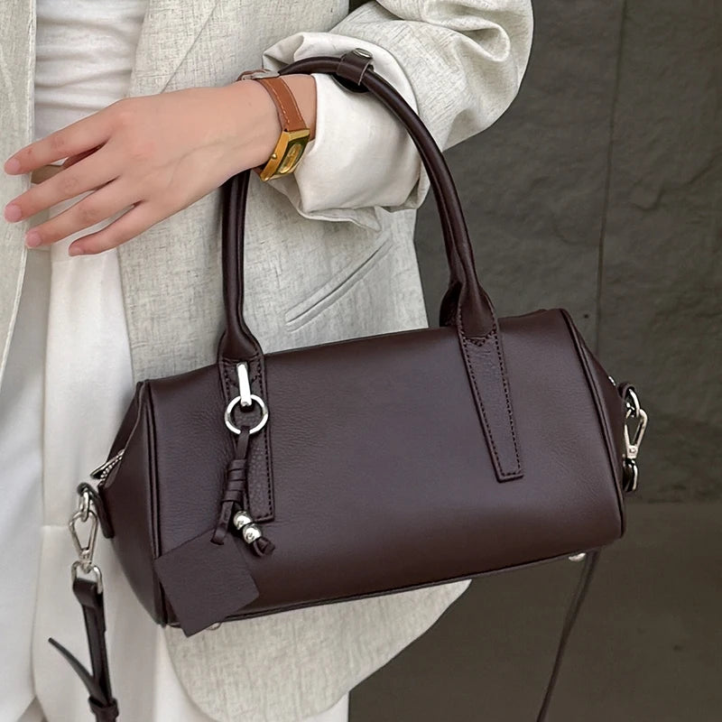 Cowhide Genuine Leather Shoulder Bag