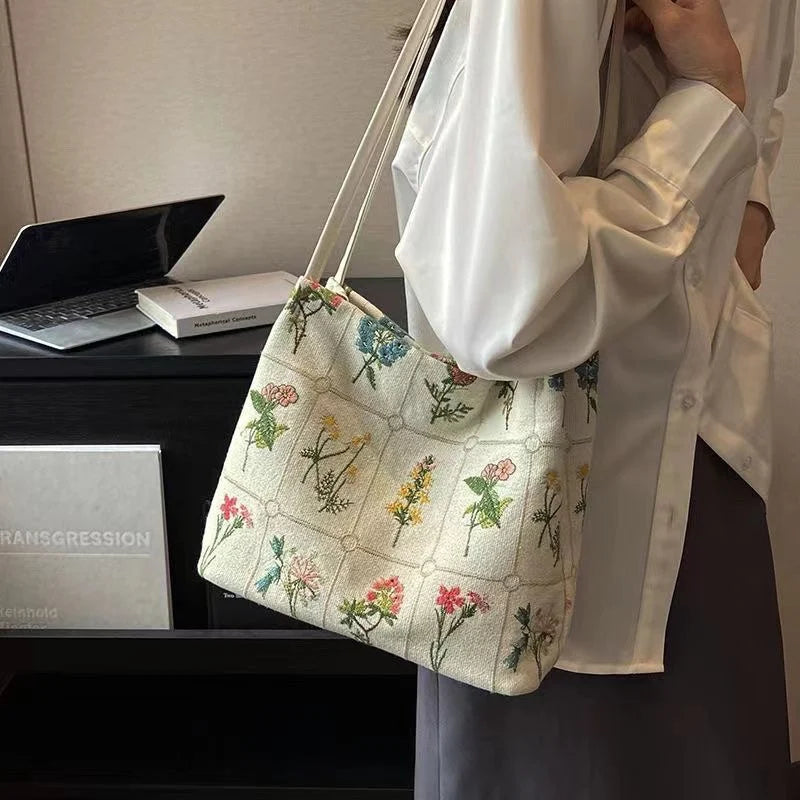 Embroidered Tote