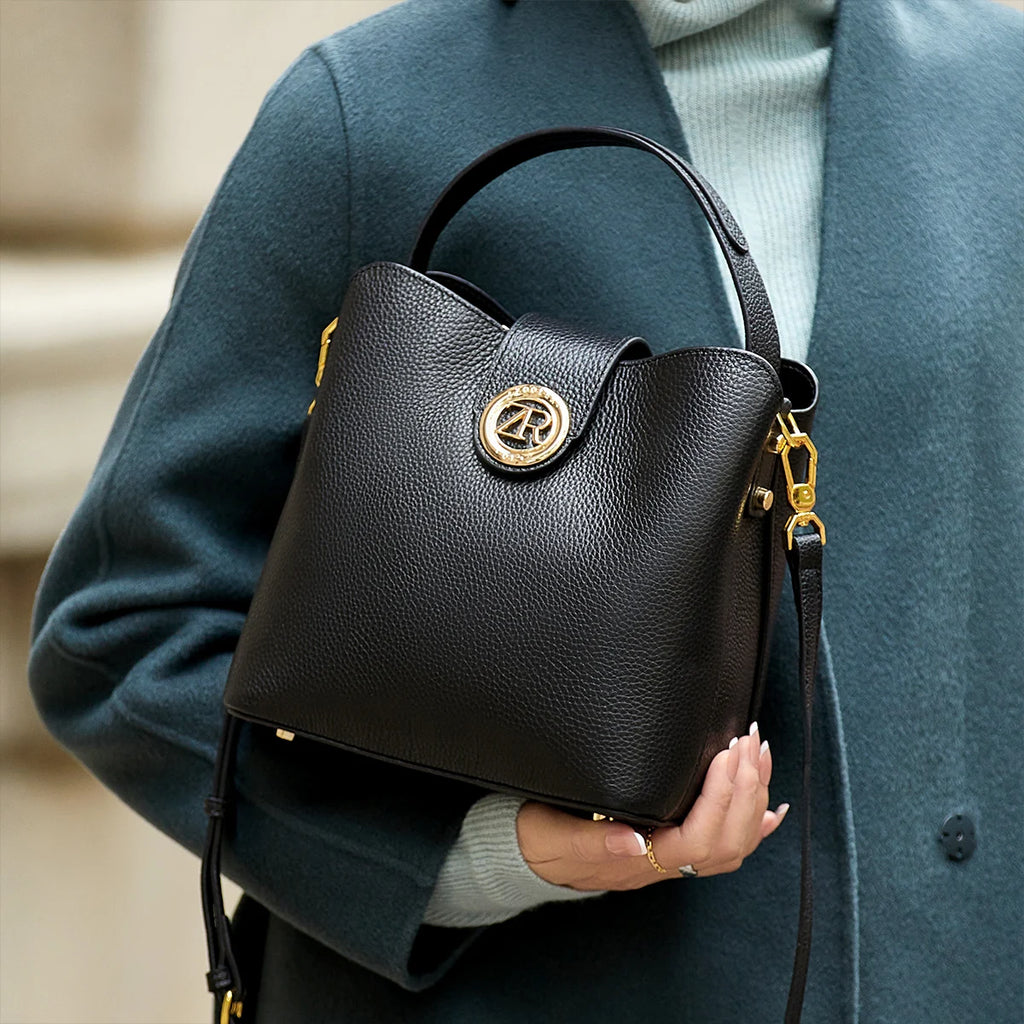 Genuine Leather Shopper Bag