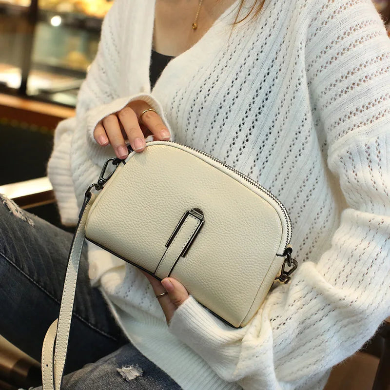 Genuine Leather Mobile Phone Shoulder Bag