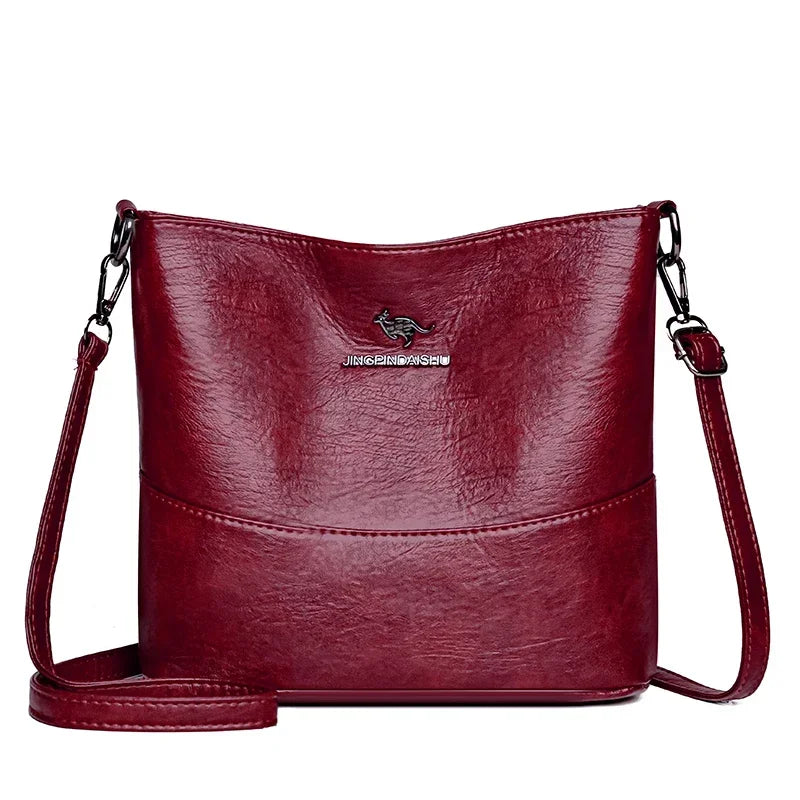 Soft PU Leather Crossbody Bag