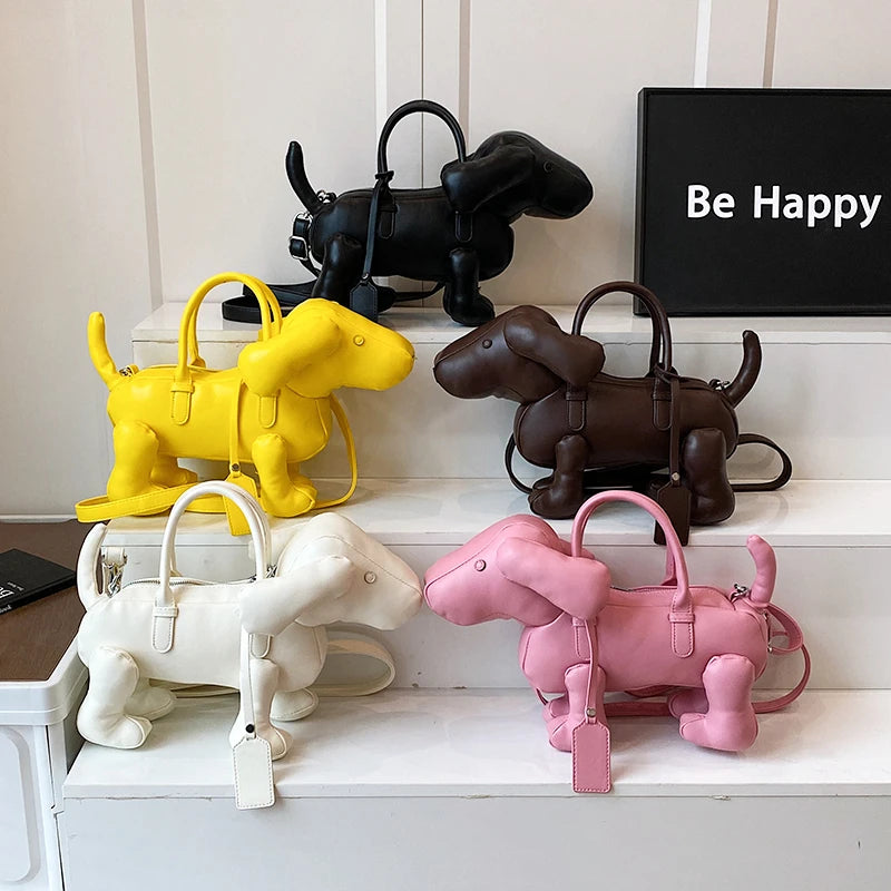PU Dog Shape Handbag