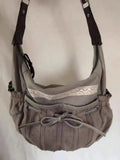 Bow Canvas Shoulder Bag