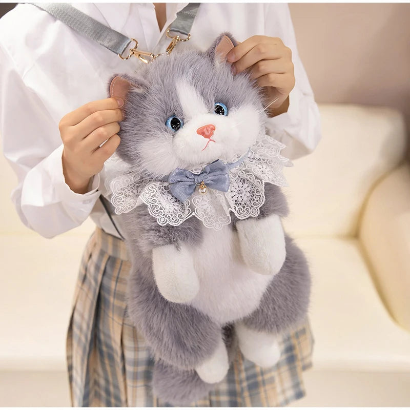 Plush Kitten Backpack