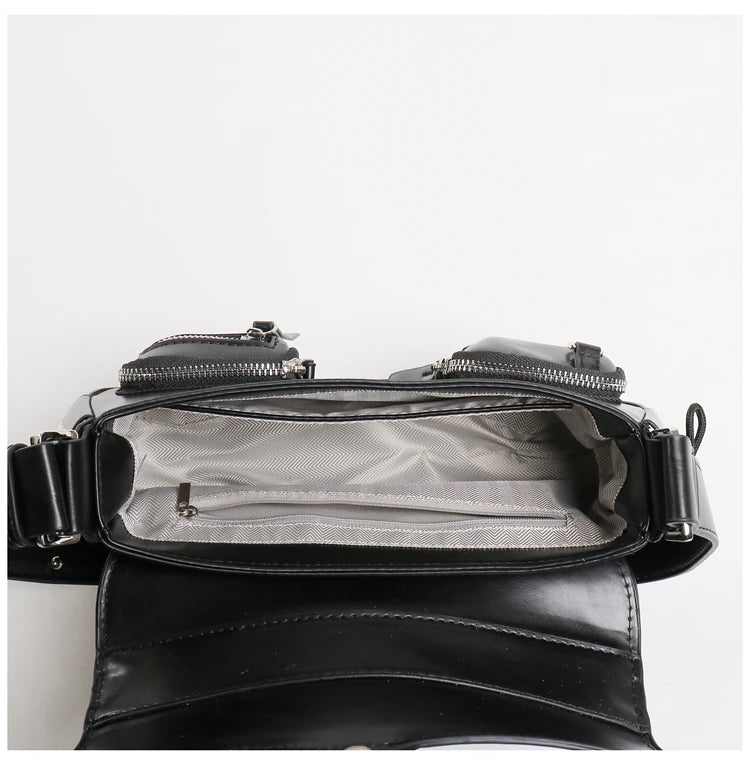 PU Leather Messenger Bag