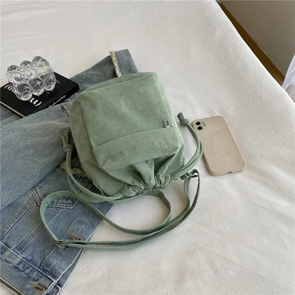 Drawstring Bucket Bag