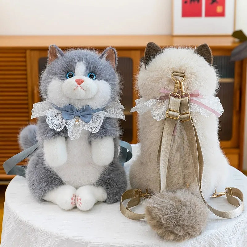 Plush Kitten Backpack