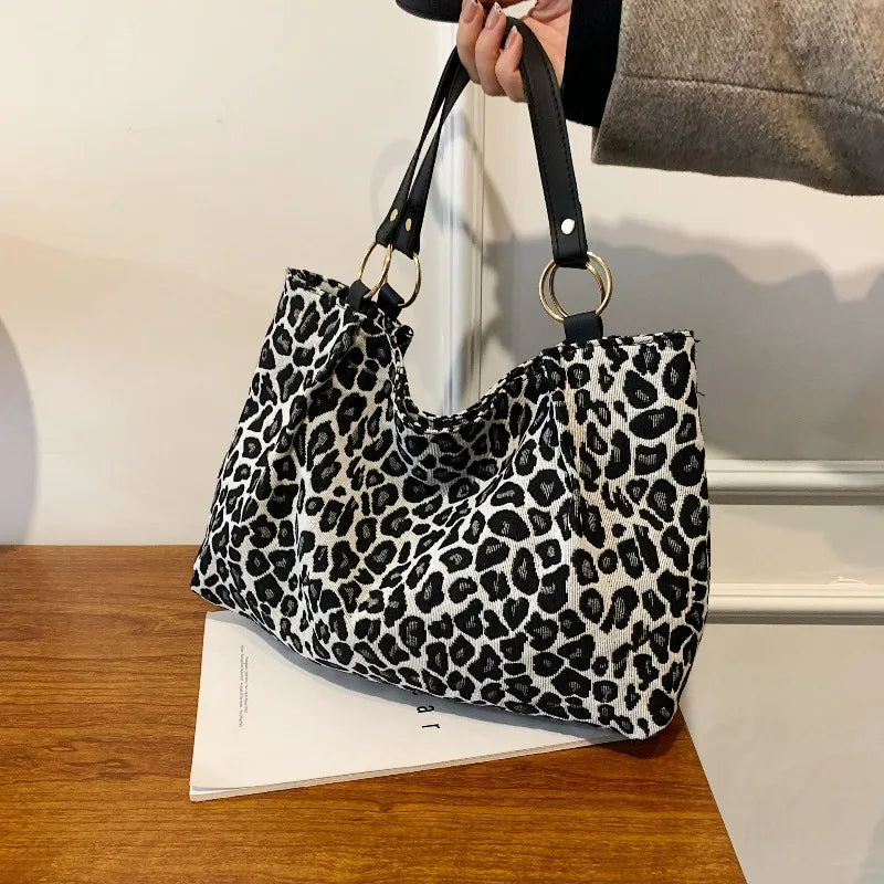 Leopard Print Tote Bag