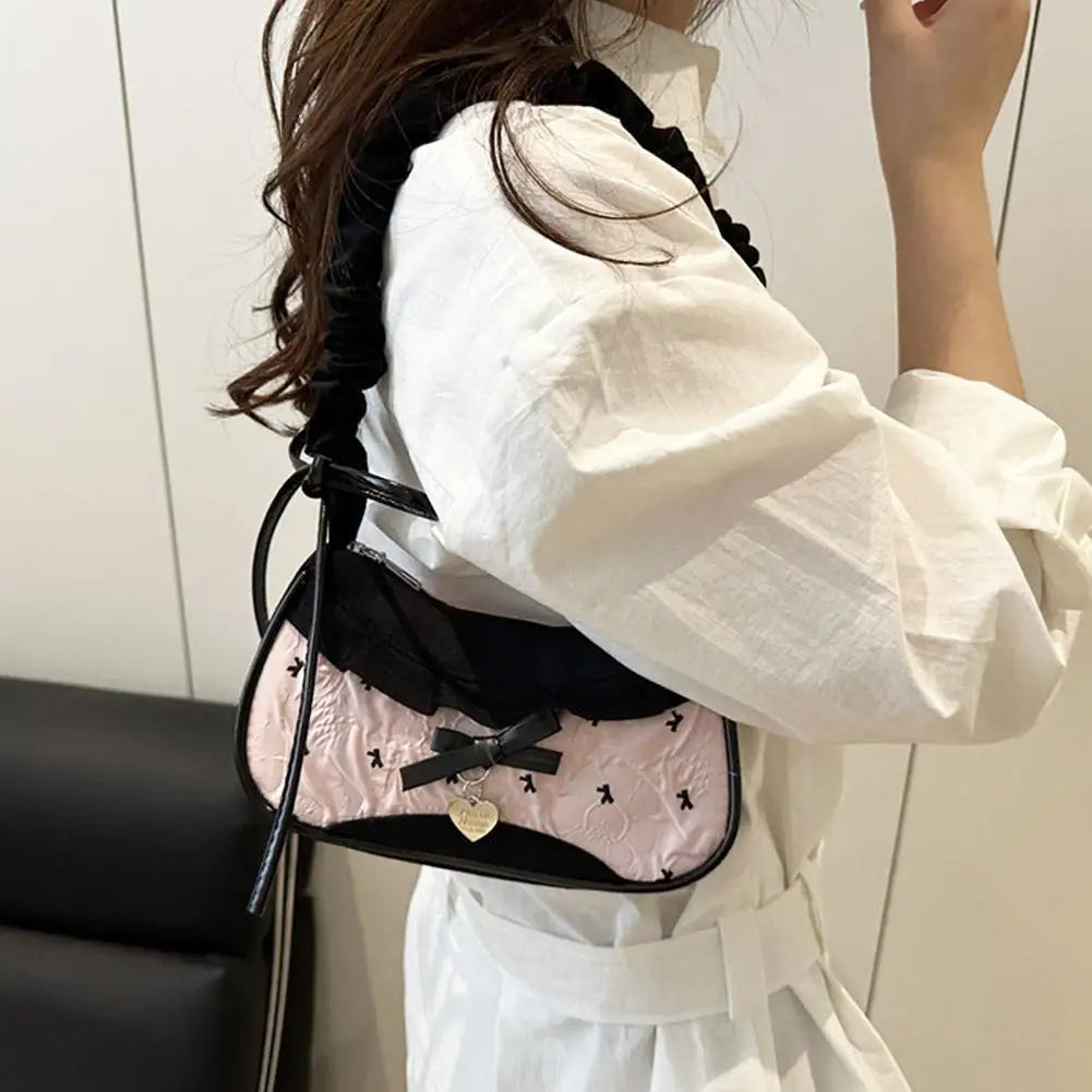 Sweetheart Ruched Mini Bag