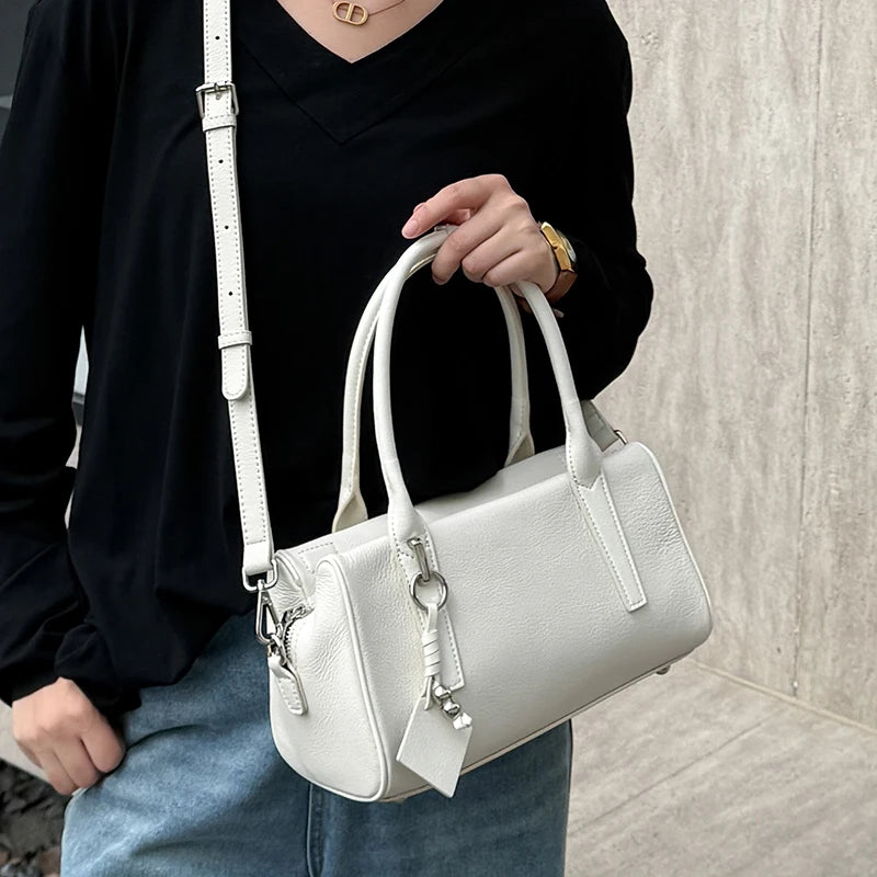 Cowhide Genuine Leather Shoulder Bag