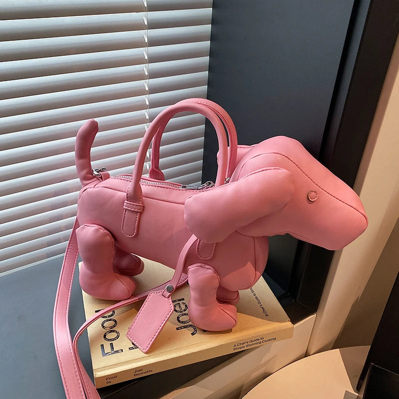 PU Dog Shape Handbag