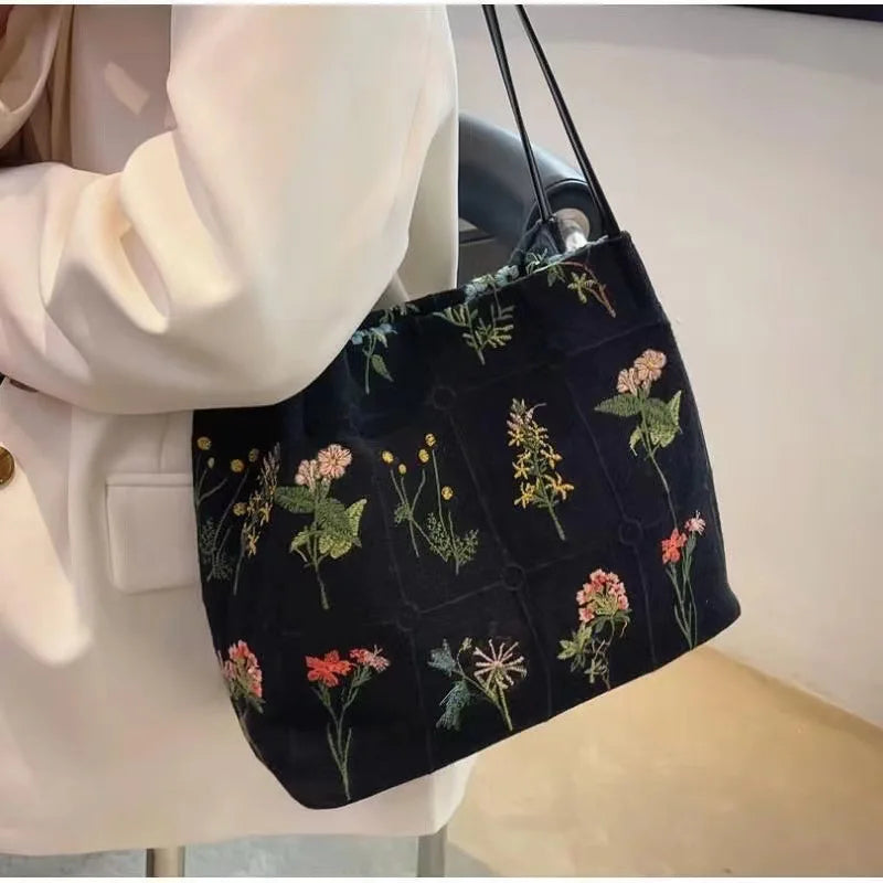 Embroidered Tote
