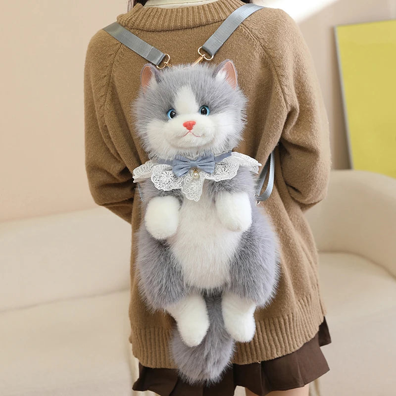 Plush Kitten Backpack