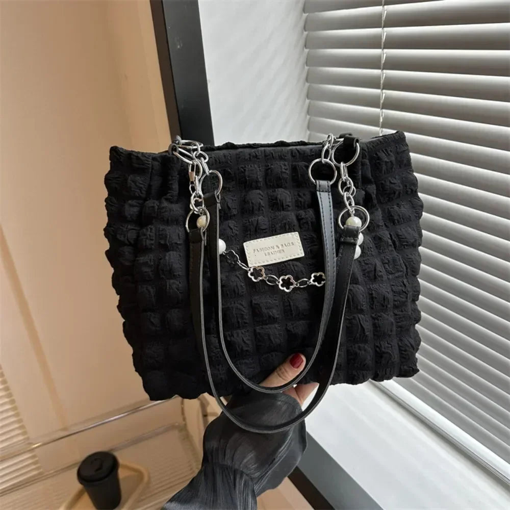 Beaded Chain Shoulder Bag