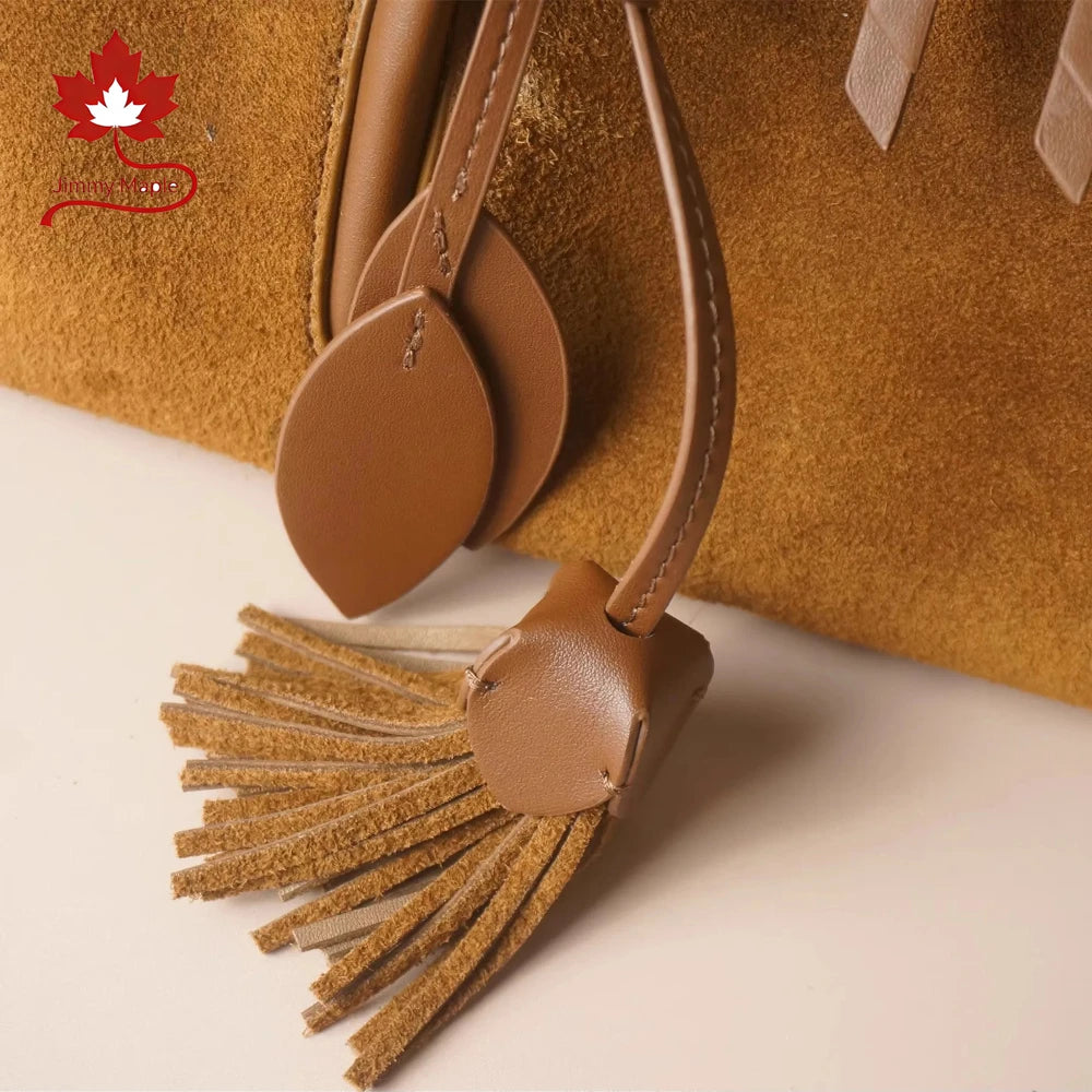 Chic Tassel Design Shoulder Bag