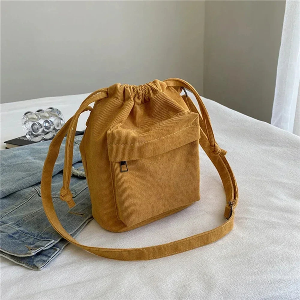 Drawstring Bucket Bag