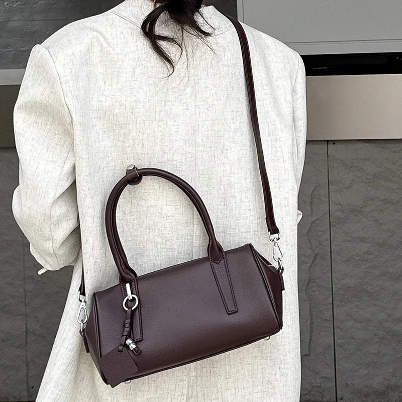 Cowhide Genuine Leather Shoulder Bag