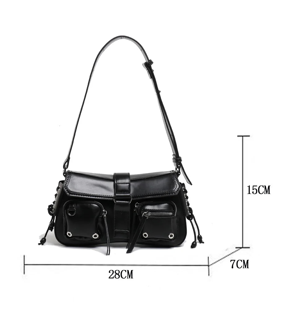 PU Leather Messenger Bag