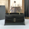 Embossed Faux Leather Satchel